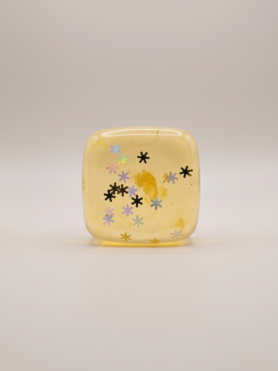 Snowflake Square Squishy Toy – 2 Inch Sensory Fidget Stress Toy